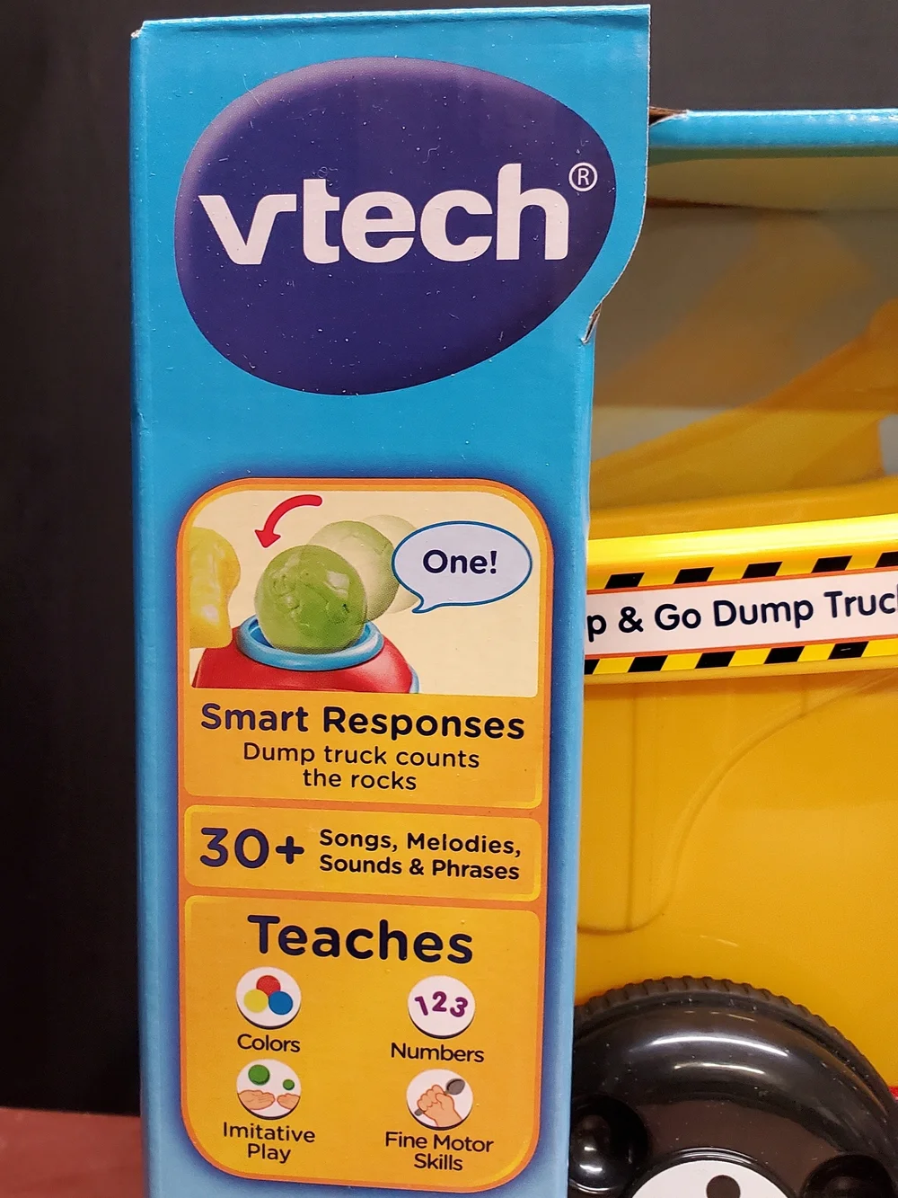 Vtech Drop & Go Dump Truck - Red and Yellow Interactive Toy